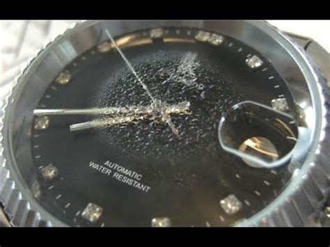 how to get condensation out of a watch|rolex condensation in watch.